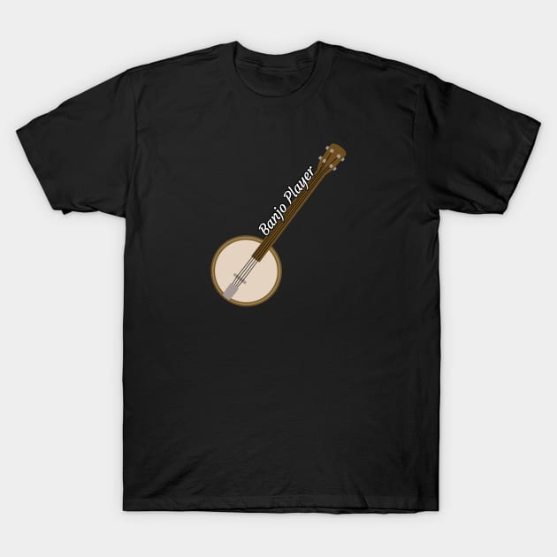 Banjo Player T-Shirt by Kelly Louise Art